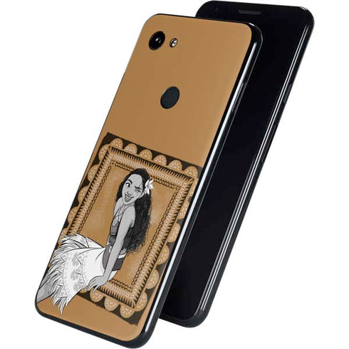 Disney Moana Winking Art Google Pixel 3a XL Skin